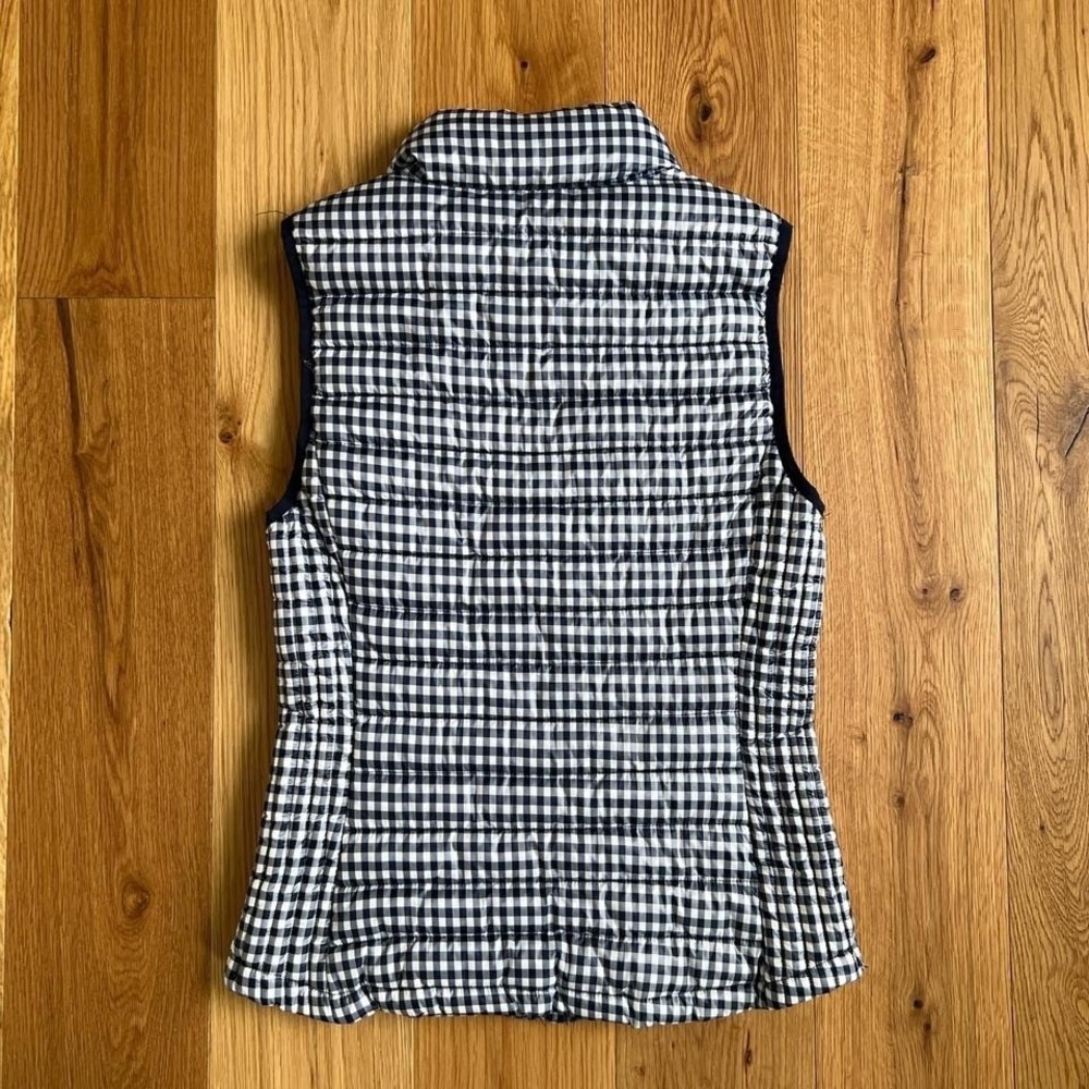 White & Navy Tommy Hilfiger Puffer Vest - Picture 3 of 3